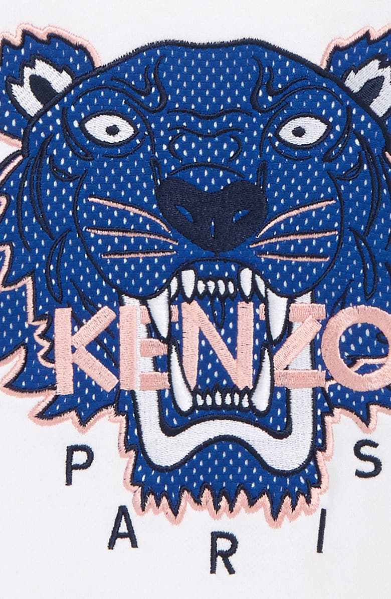 KENZO Ruffle Sleeve Sweatshirt, Alternate, color, 