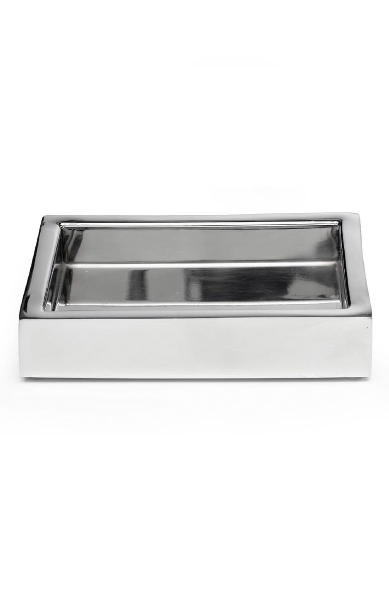 ROSELLI TRADING COMPANY Stainless Steel Soap Dish, Main, color, Silver