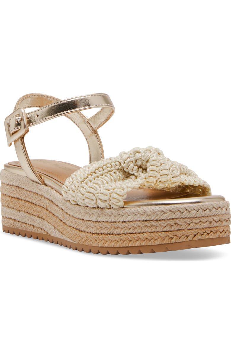 Steve Madden Kids' JCookie Platform Sandal, Main, color, Natural