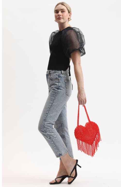 Moda Luxe Valeria Evening Bag In Red