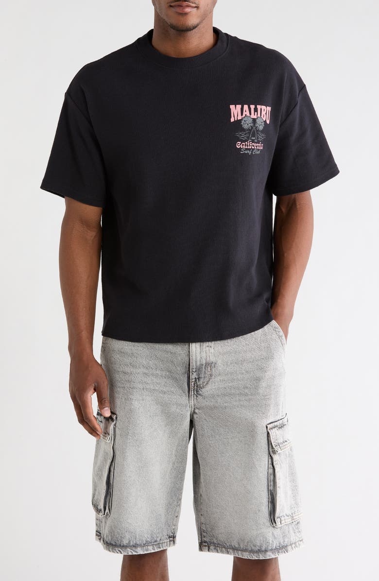 PacSun Malibu Graphic Cotton T-Shirt, Main, color, Black