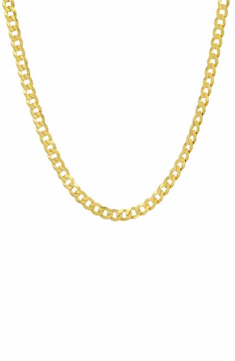 Queen Jewels Sterling Silver Italian Miami Cuban Curb Chain Necklace