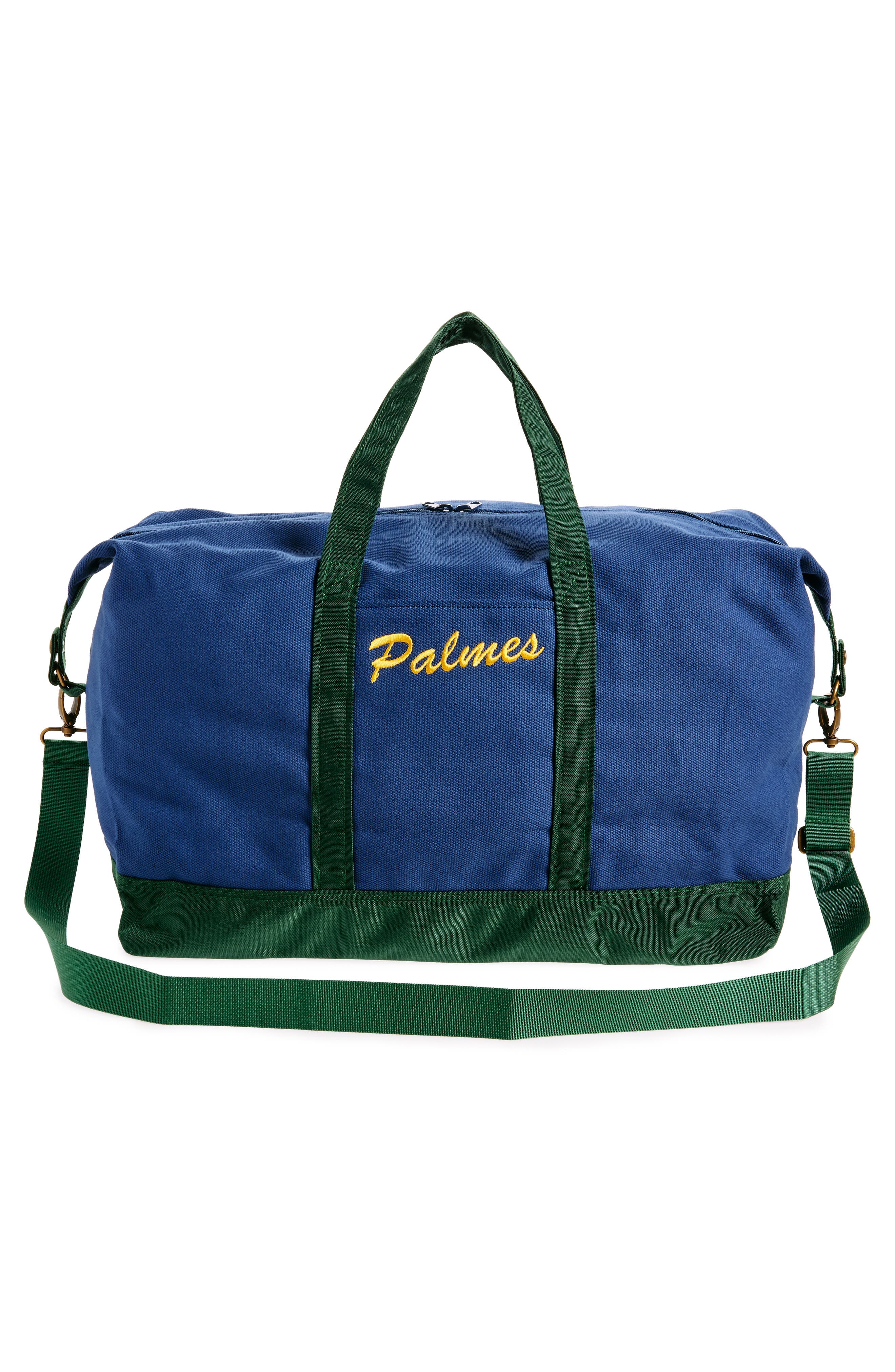 PALMES Logo Canvas Duffle Bag, Alternate, color, 