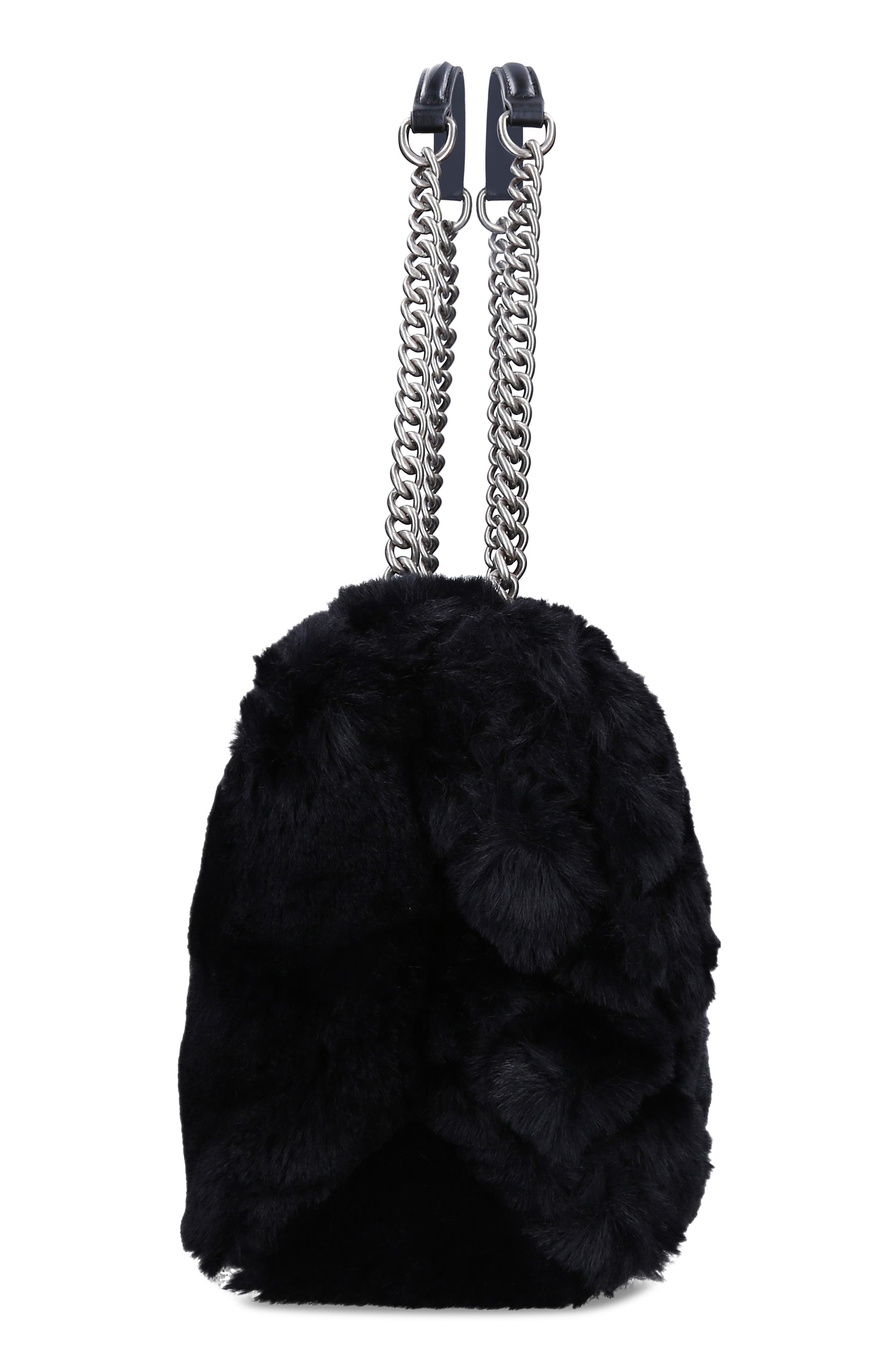 Kurt Geiger London Kensington Soft XXL Faux Fur Convertible Shoulder Bag, Alternate, color, 