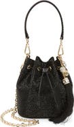 JUDITH LEIBER COUTURE Piper Crystal Embellished Bucket Bag