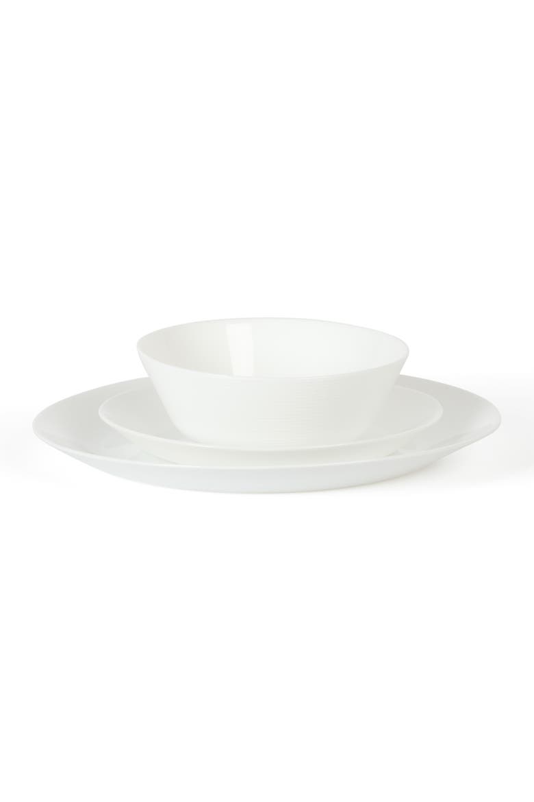 Opalton 18-Piece Chip Resistant Opal Glass Dinnerware Set, Alternate, color, Multicolor