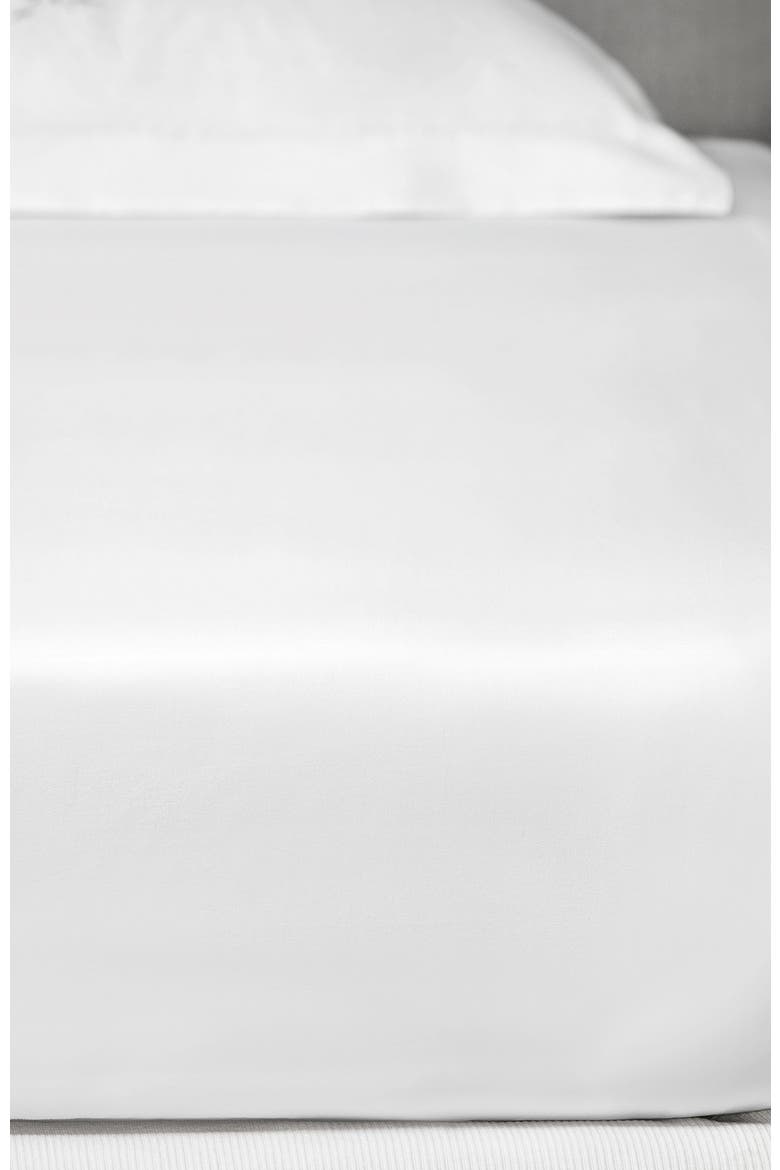 Amaris Flat Sheet, Alternate, color, White