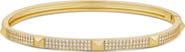 SHYMI Pave Studded 3-Row Bangle
