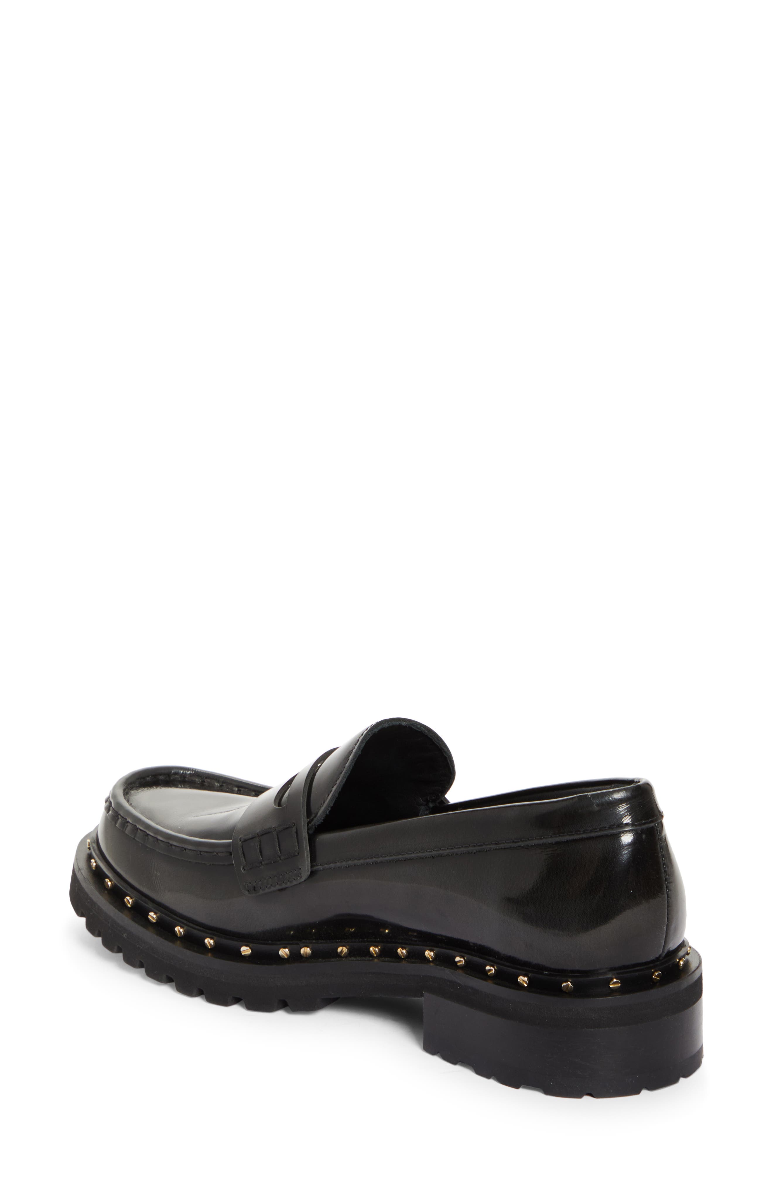 Golden Goose Chunky Penny Loafer, Alternate, color, Black