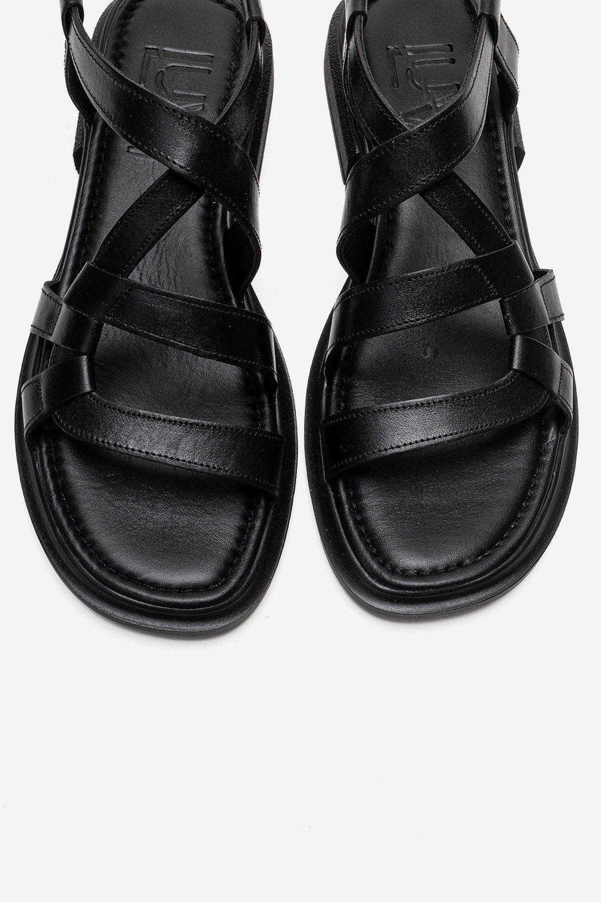 Forever & Always Shoes Laveda Leather Strap Sandal, Alternate, color, 