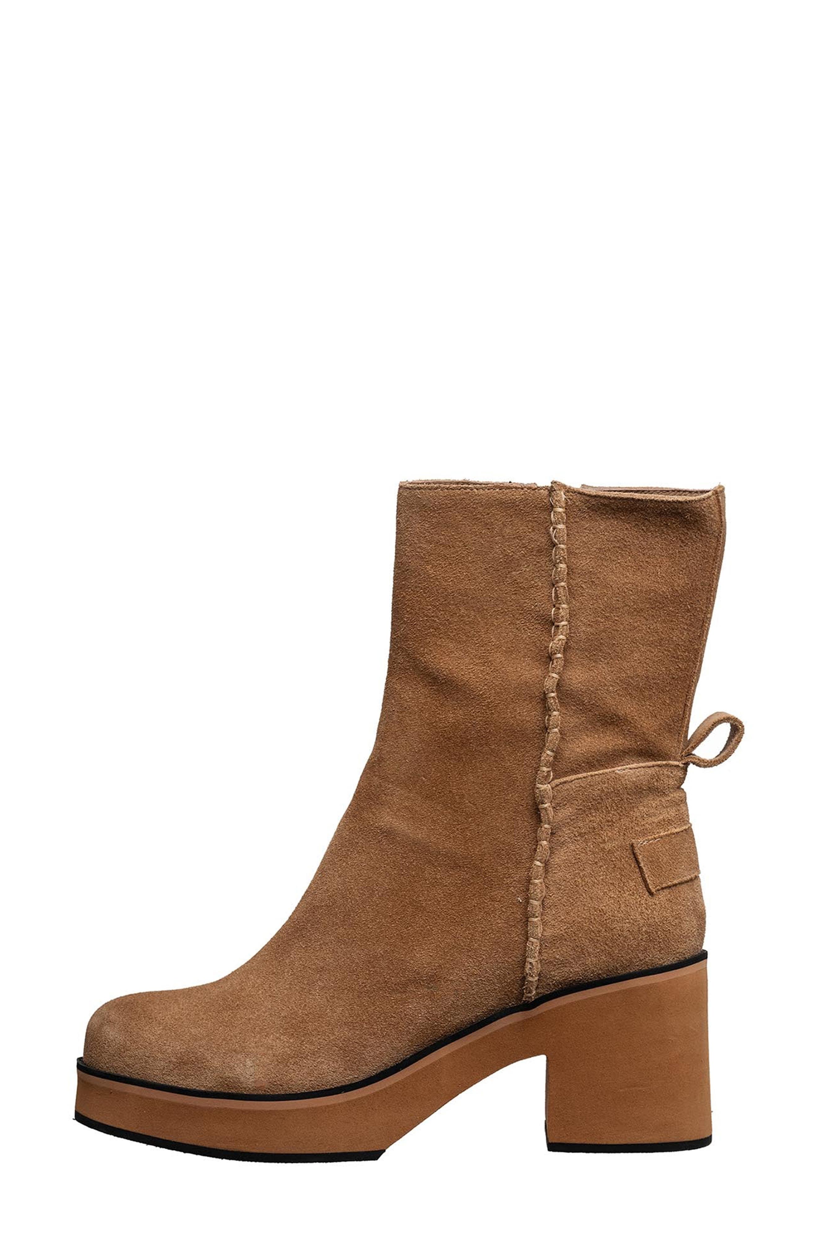 ANTELOPE India Block Heel Platform Bootie, Alternate, color, 