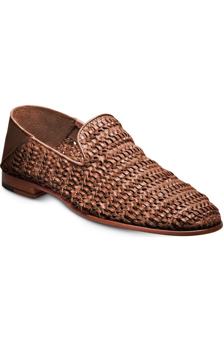 Allen Edmonds Portofino Woven Loafer, Main, color, Chili Woven