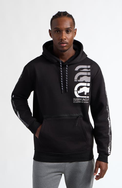 Ecko Unltd . Pop Tape Hoodie In Black