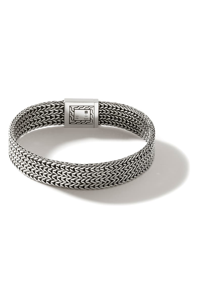 John Hardy Classic Chain Hammered Station Bracelet, Alternate, color, 