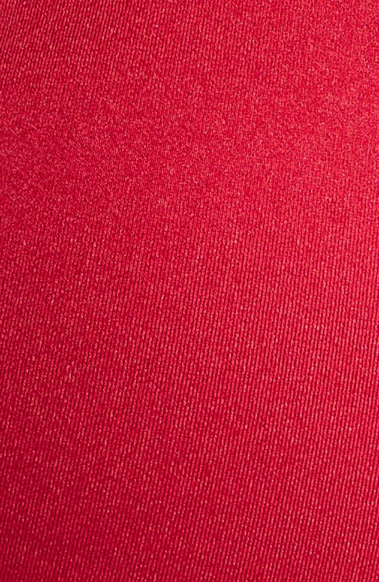 PacSun Lotus Shirred Swim Top, Alternate, color, Jester Red