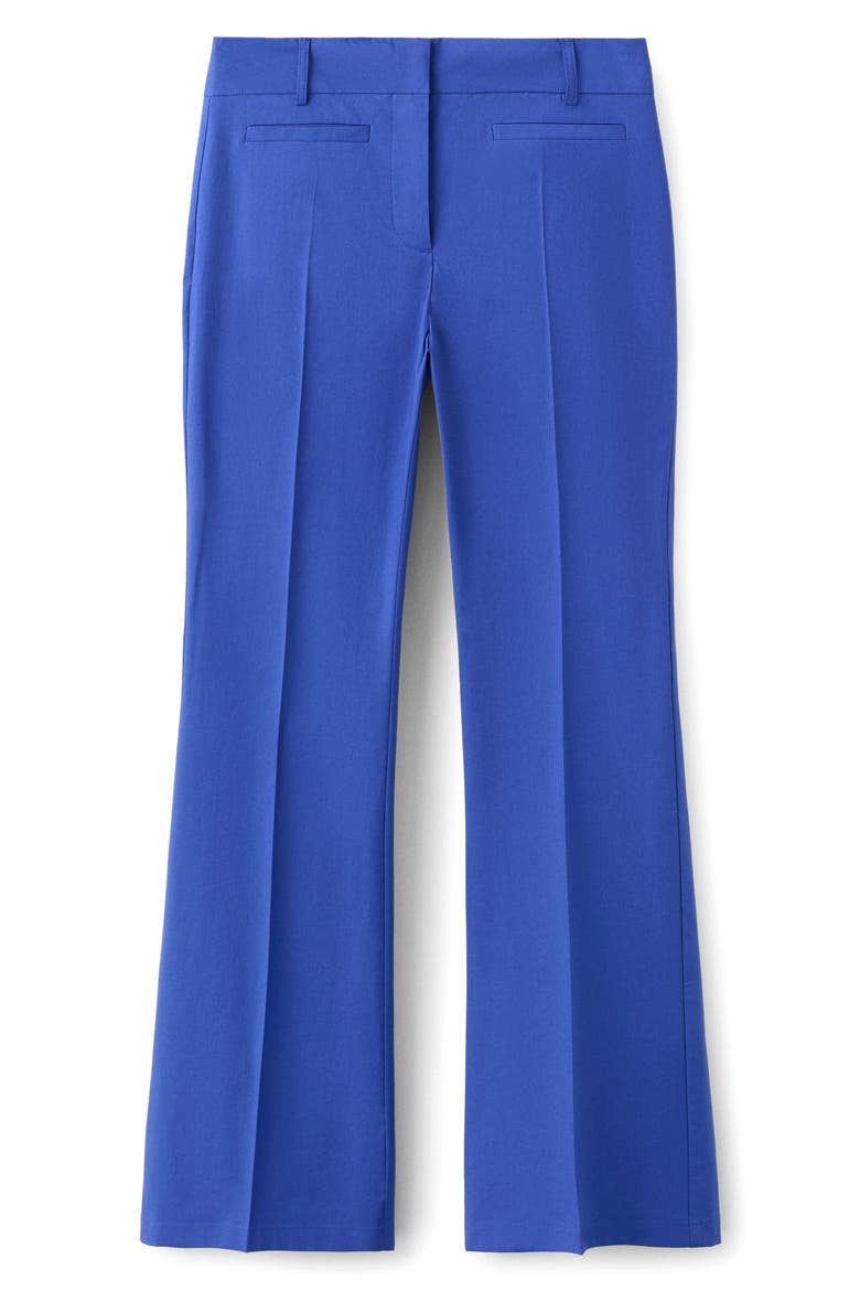 Starring Hailey Bieber Serin Stretch Cotton Pants, Alternate, color, BLUE