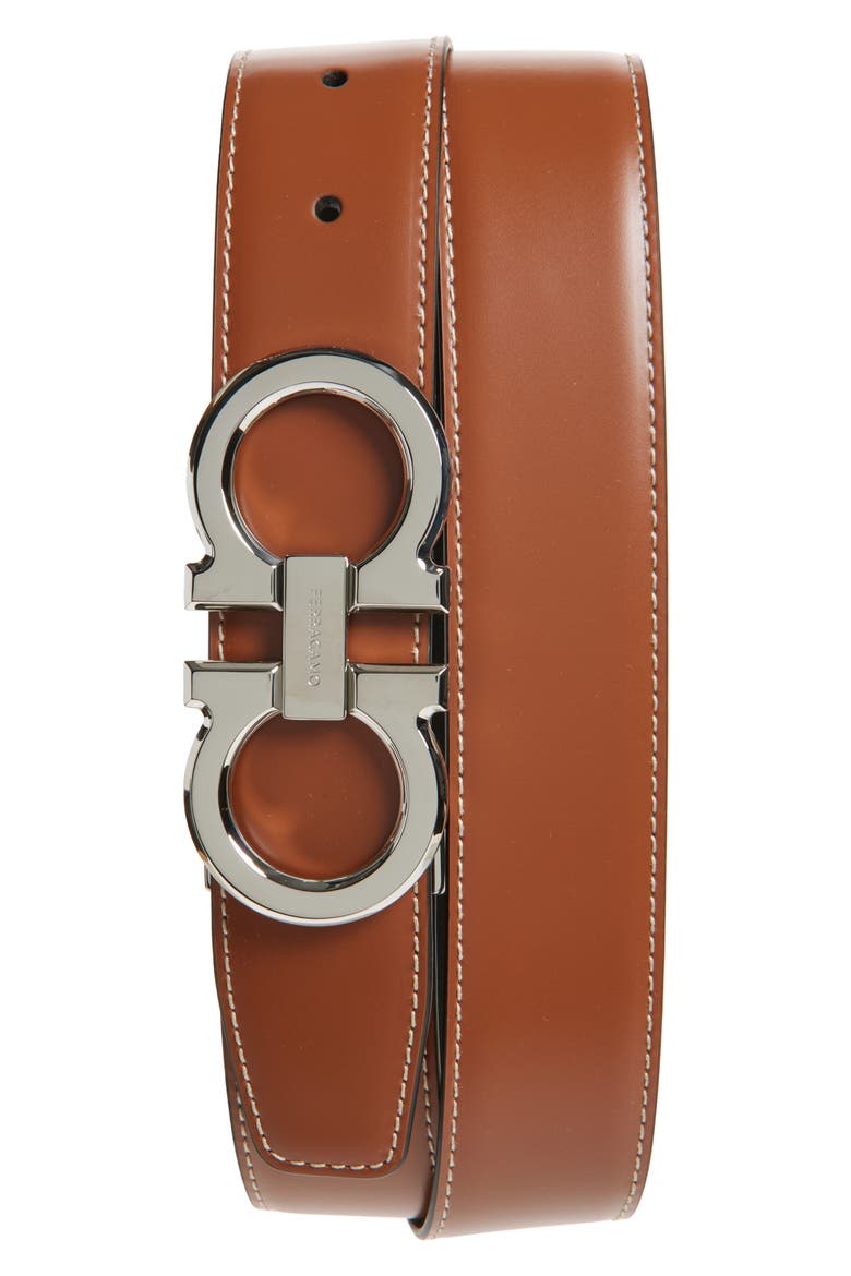Double Gancio Belt, Main, color, NEW COGNAC NERO
