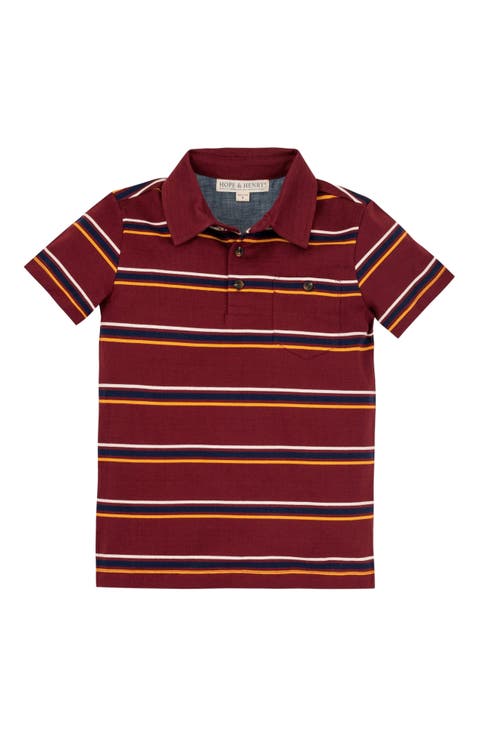 Baby Boys' Organic Jersey Polo, Infant