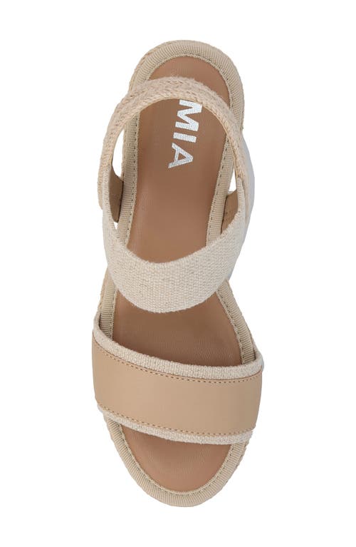Mia Bayle Platform Wedge Ankle Strap Sandal