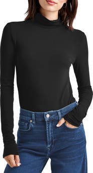 Splendid Jersey Turtleneck