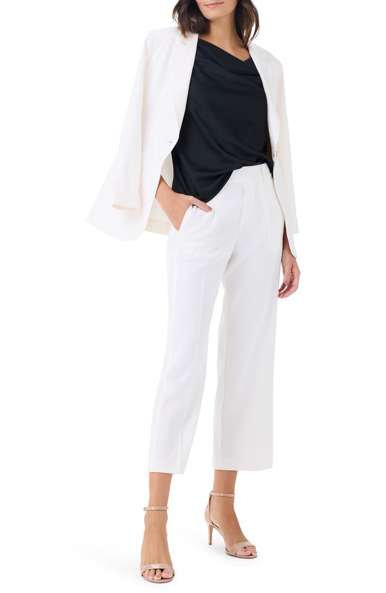 NIC+ZOE Avenue Cuffed Blazer, Alternate, color, Classic Cream