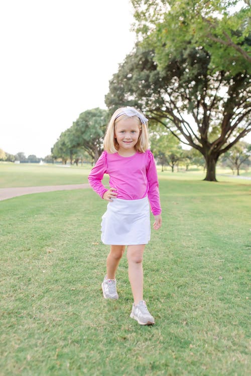 LILA AND HAYES LILA AND HAYES MIA GIRLS' LONGSLEEVE TOP BY LH SPORT