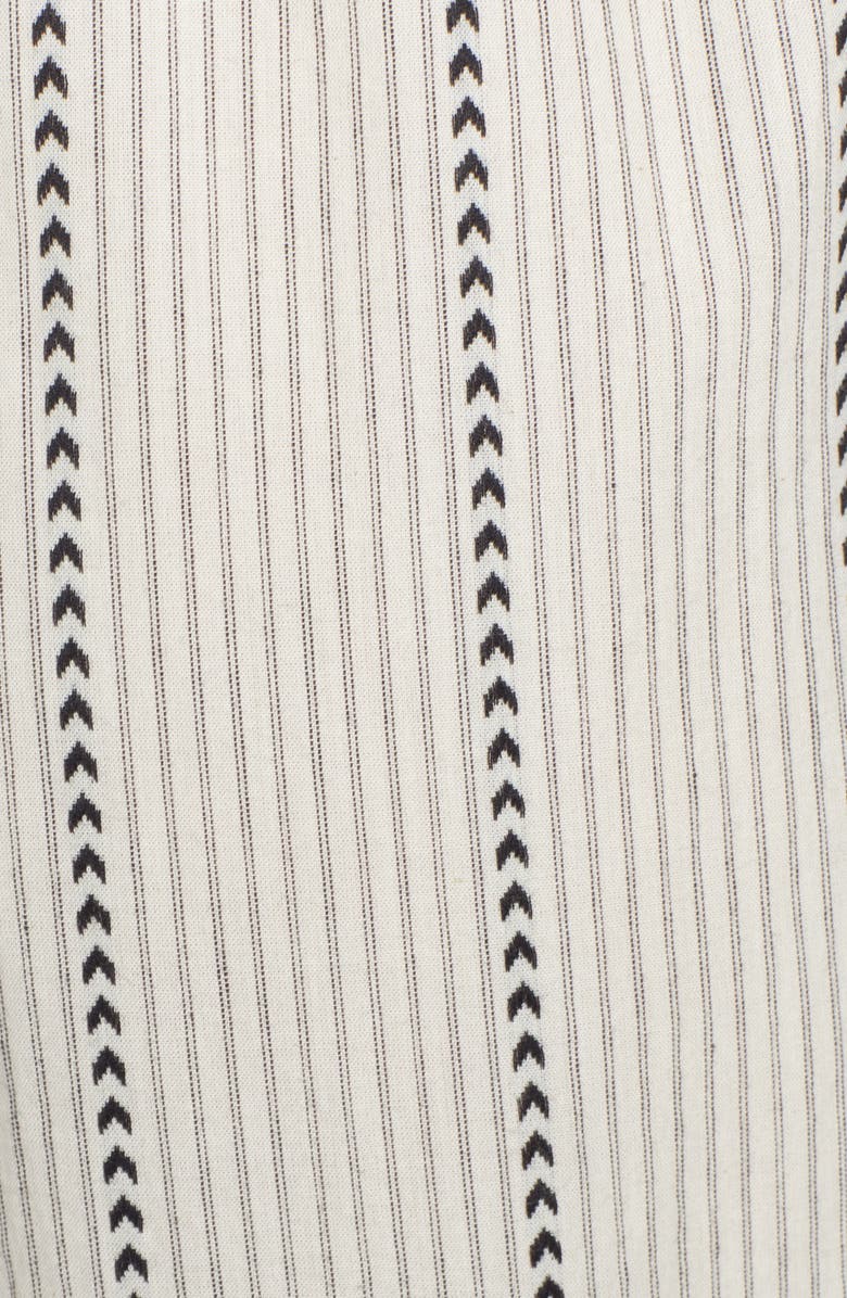 THE ODELLS Damsel x THE ODELLS Stripe Wide Leg Cotton Jumpsuit, Alternate, color, 