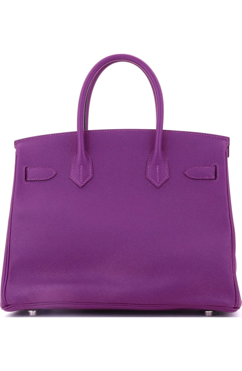 Pre-Owned Hermes Birkin Handbag Purple Epsom with Palladium Hardware 30, Alternate, color, Anemone