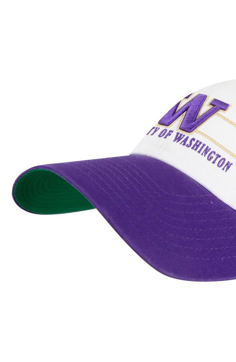 '47 Men's '47 White Washington Huskies Gridiron Clean Up Adjustable Hat, Alternate, color, White