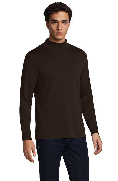 Cotton Supima Mock Turtleneck