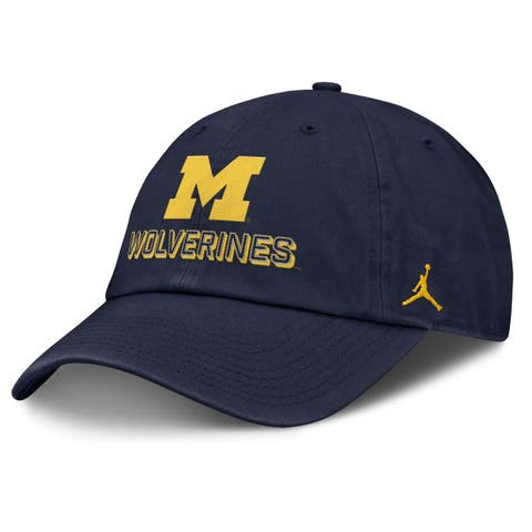 Men's Jordan Brand Navy Michigan Wolverines 2025 On-Field Club Adjustable Hat