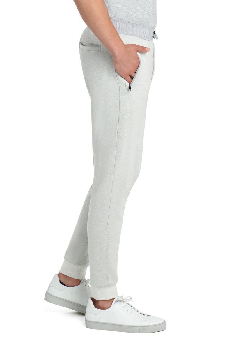 Comfort Drawstring Cotton Pants, Alternate, color, CHALK