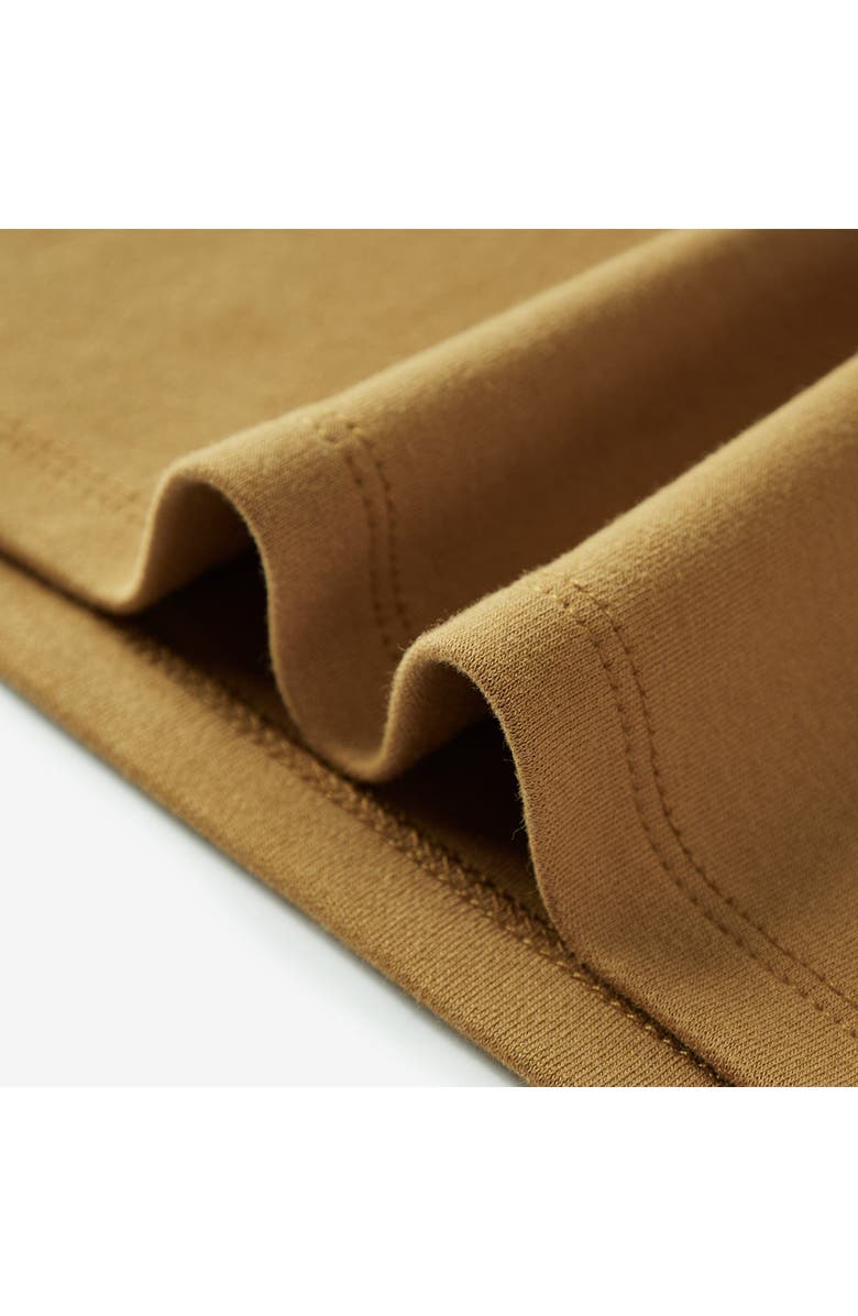 Milkbarn Brushed Long Sleeve T-Shirt, Alternate, color, Peanut