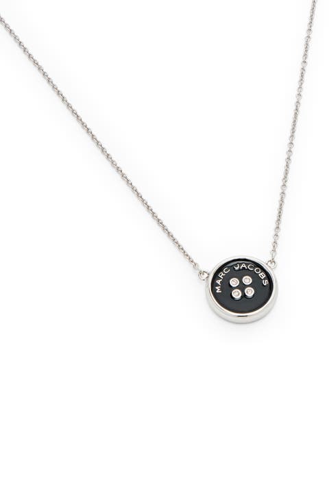 The Button Pendant Necklace