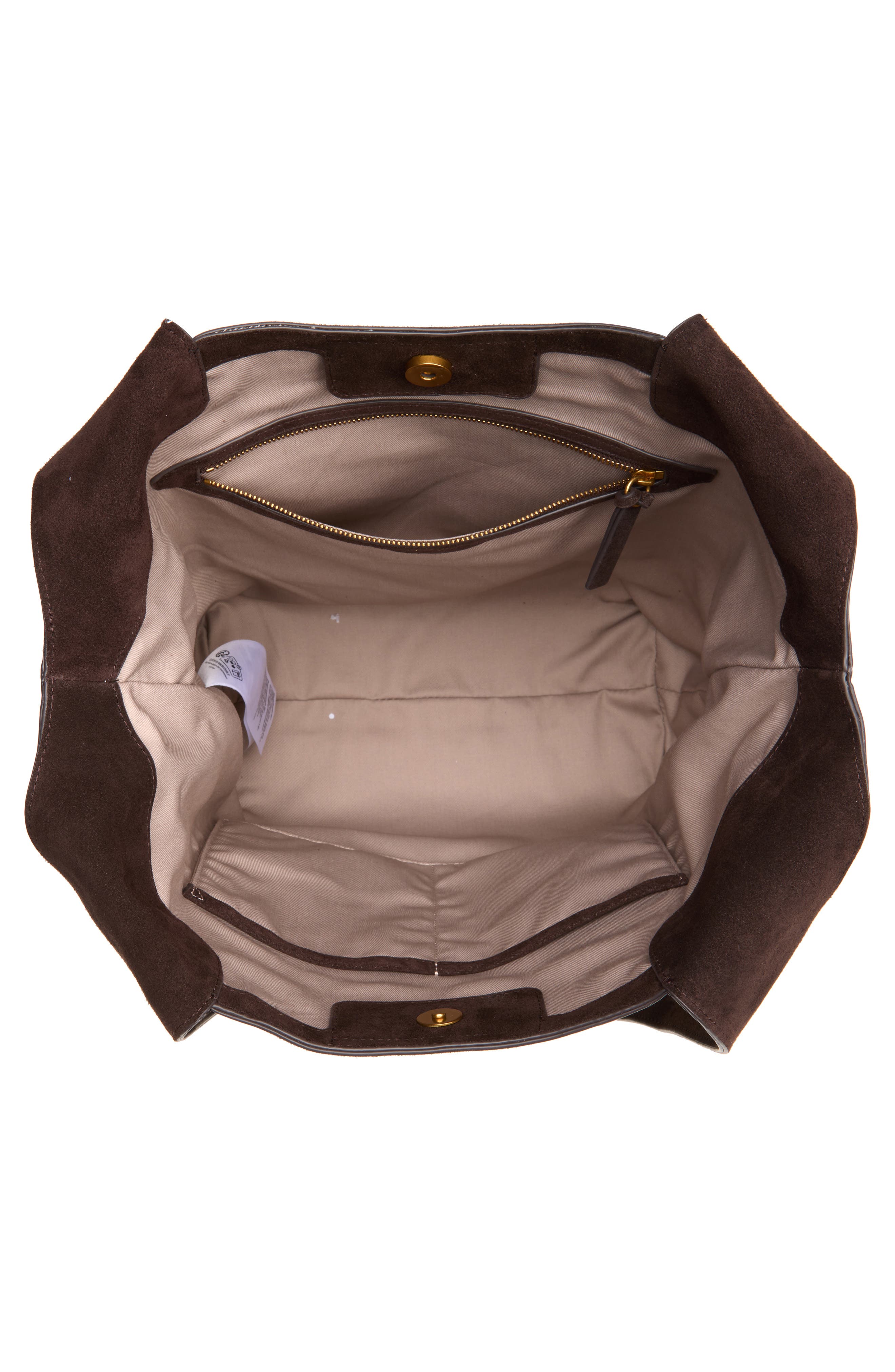 Large Brayton Suede Shopper, Alternate, color, CHO
