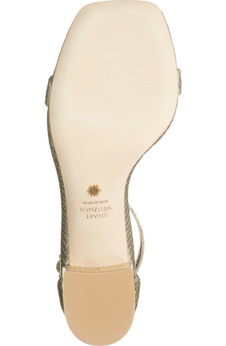 Stuart Weitzman Simple Curve Block Heel Sandal, Alternate, color,