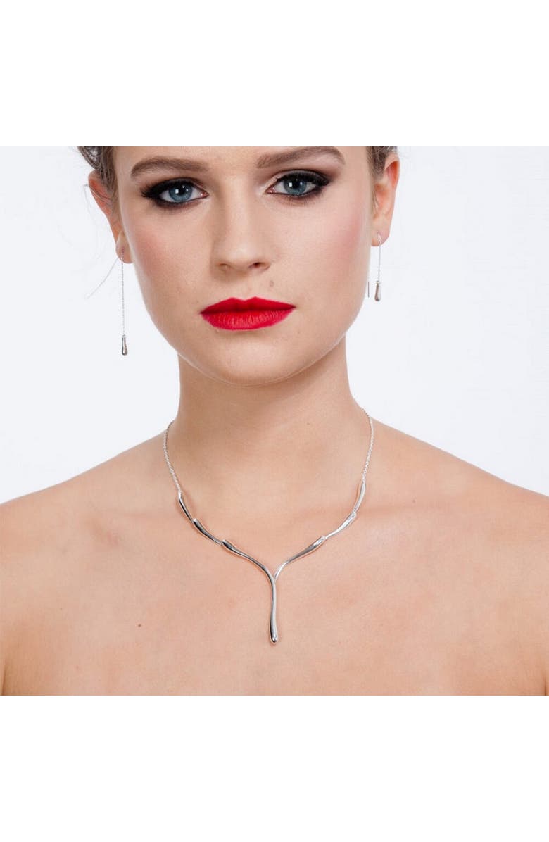 Lucy Quartermaine Single Melting Necklace, Alternate, color,