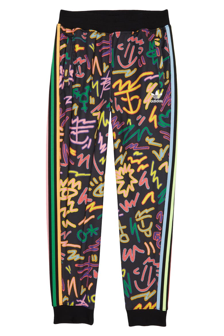 Kids' Love Unites SST Track Pants, Main, color, MULTICOLOR