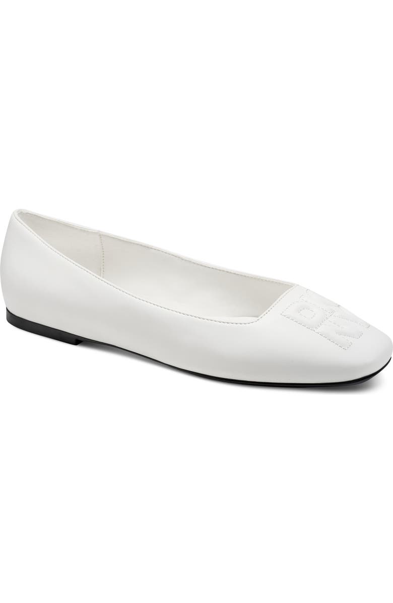 DKNY Darianne Ballet Flat, Main, color, Marshmallow