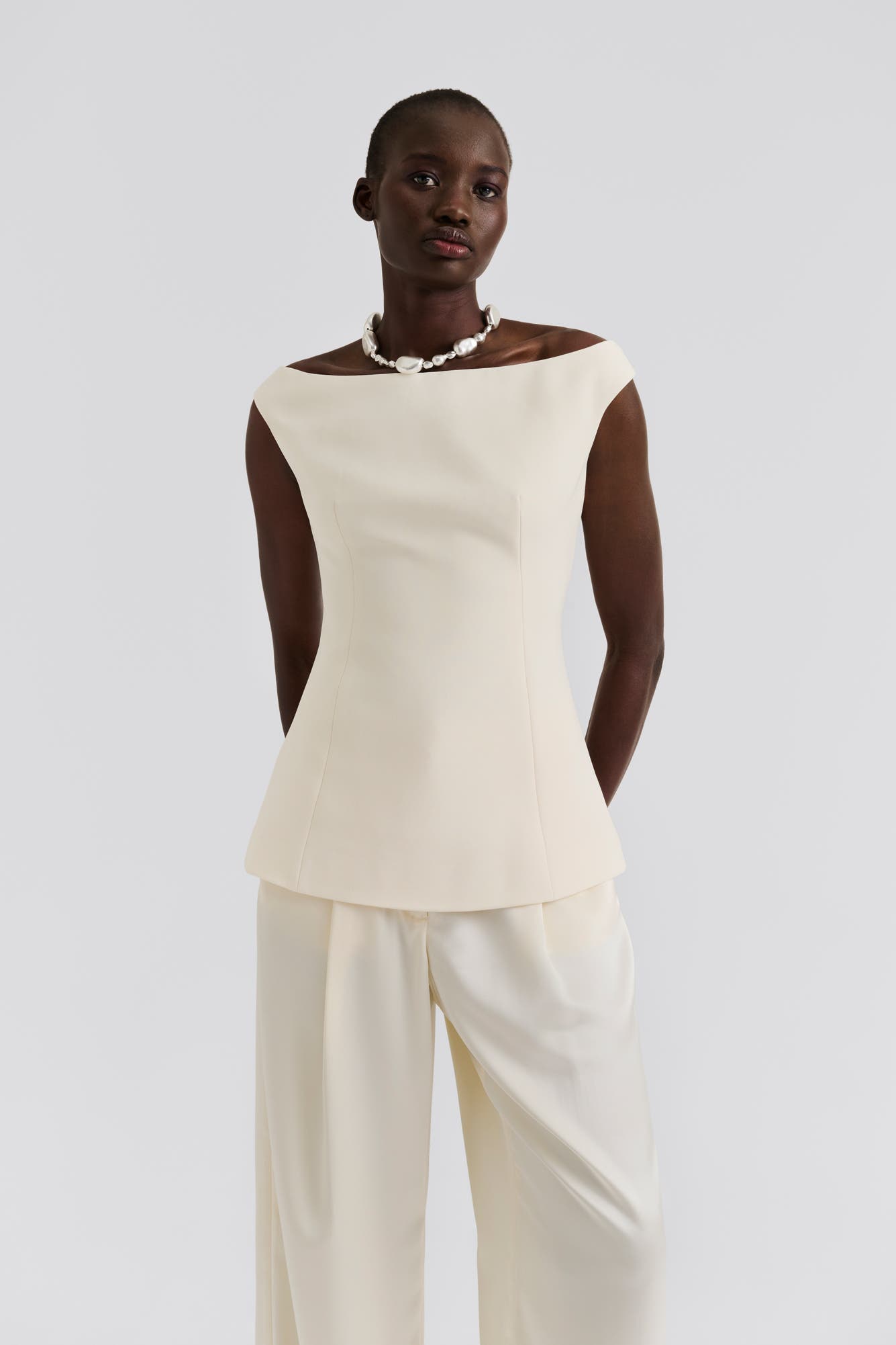 Diora Half Off Shoulder Top - image 3