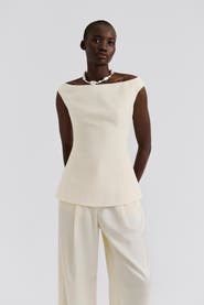 Malina Diora Half Off Shoulder Top