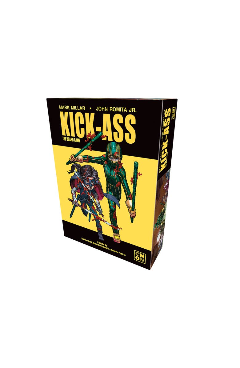 CMON Kickass The Board Game, Strategy, 14 Players, Adults Ages 18+, Main, color, Multicolored