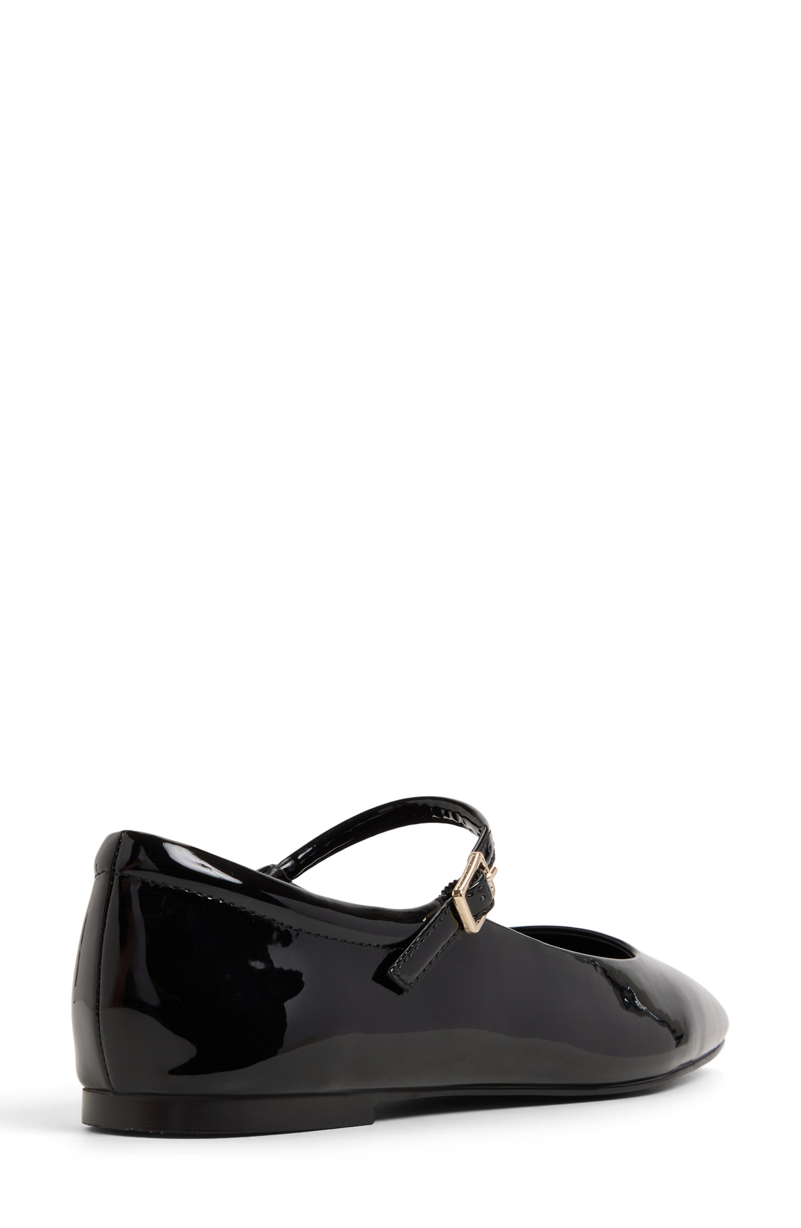 ALDO Kristyn Mary Jane Flat, Alternate, color, Black