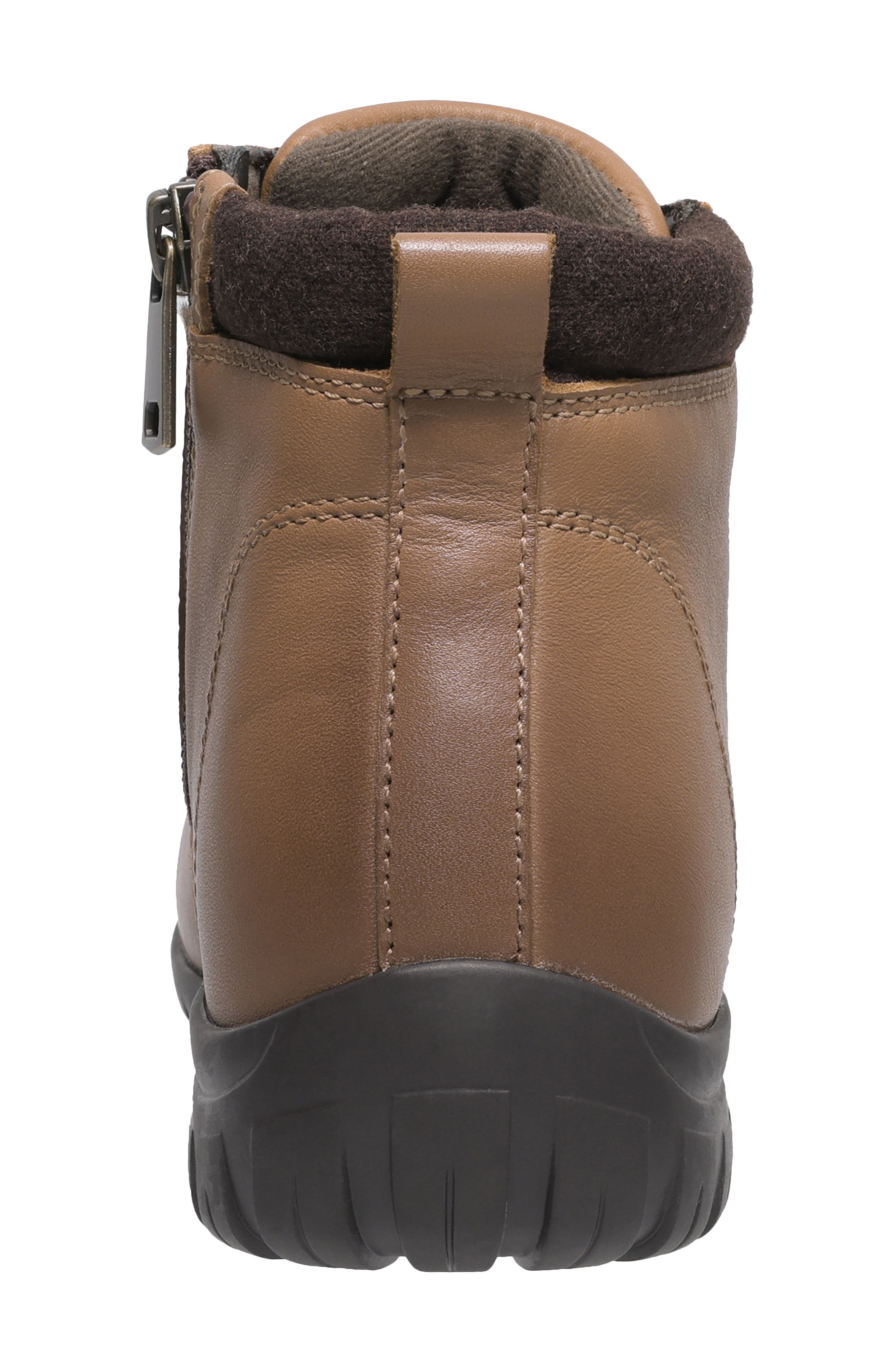 Delaney Water Resistant Bootie, Alternate, color, BROWN