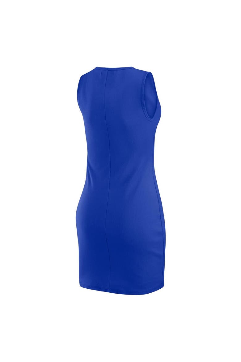 Women's WEAR by Erin Andrews x Gracie Hunt Royal Los Angeles Rams Ribbed Tank Dress, Alternate, color, Royal