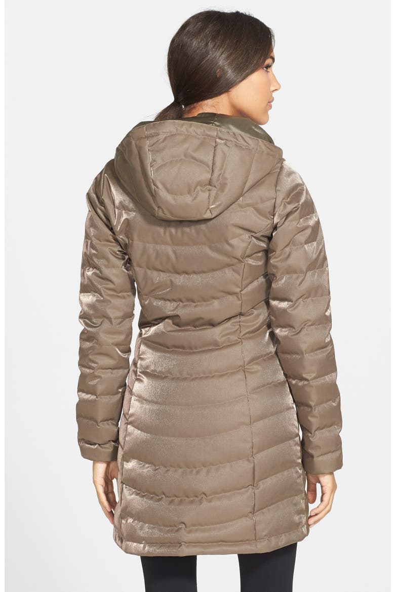 'Jenae' Hooded Down Jacket (Nordstrom Exclusive), Alternate, color, WEIMARANER