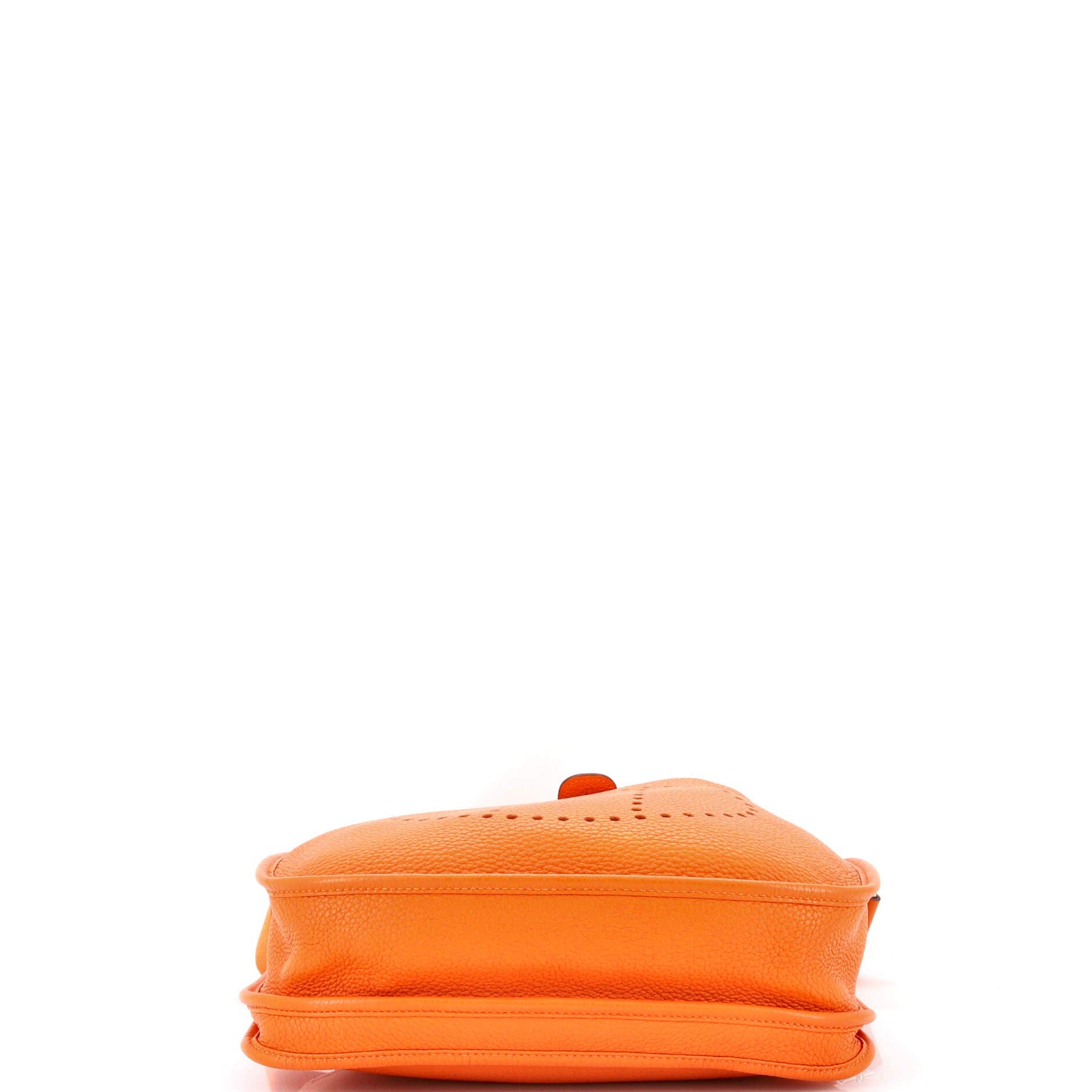 Pre-Owned Hermes Evelyne Bag Gen III Clemence PM, Alternate, color, Orange H