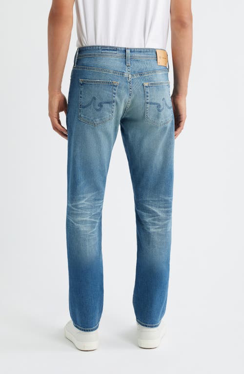 Ag Everett Slim Straight Leg Jeans In Brown