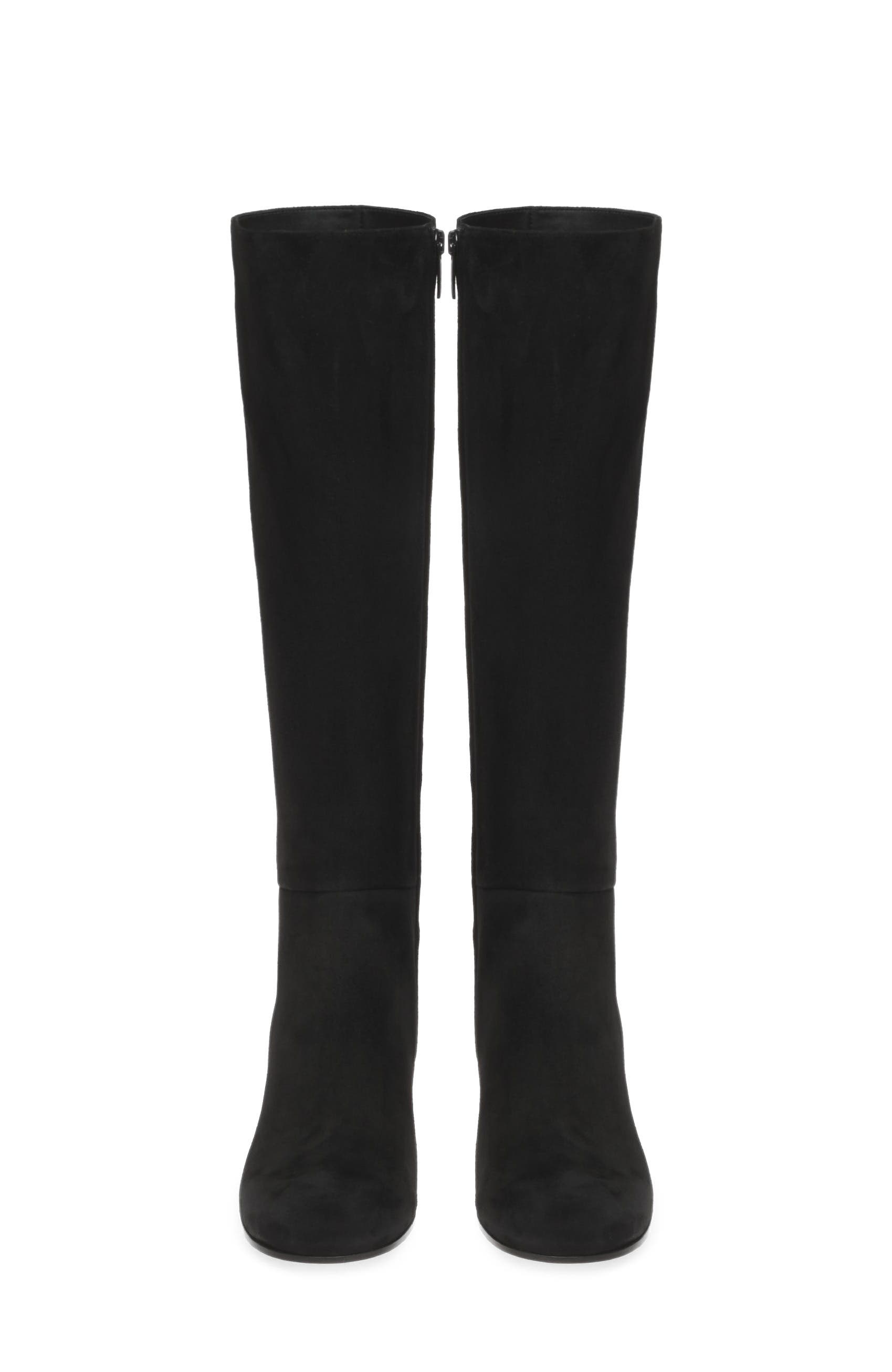 Joelle Boot, Alternate, color, Black Suede
