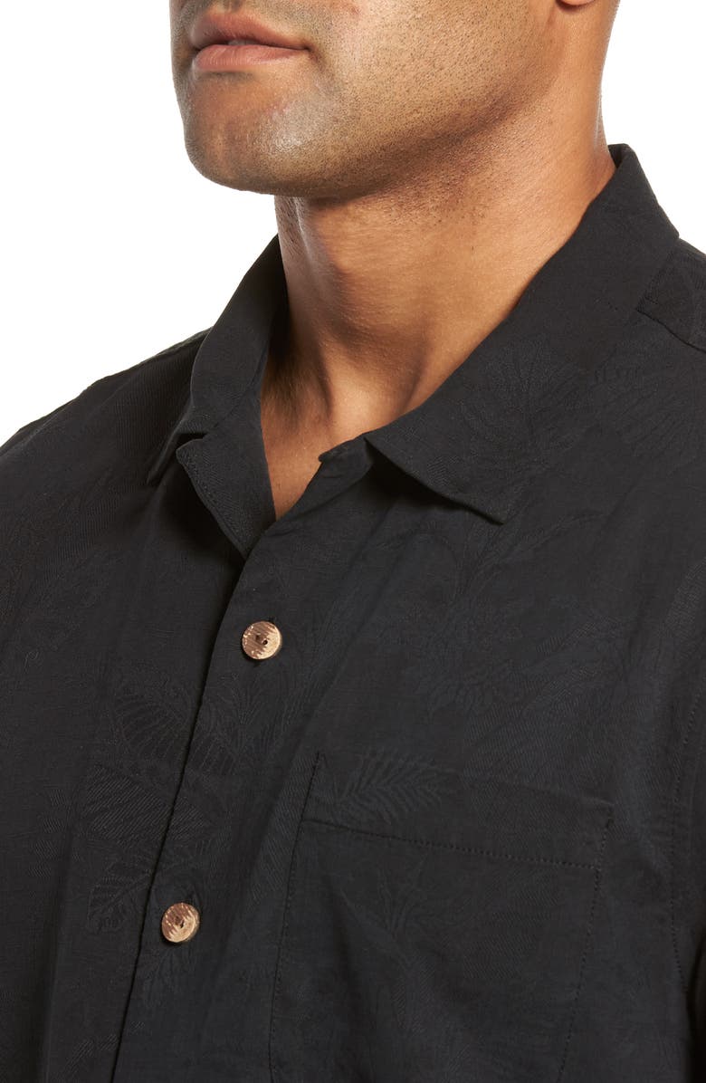 Tommy Bahama St Lucia Fronds Silk Camp Shirt, Alternate, color, 